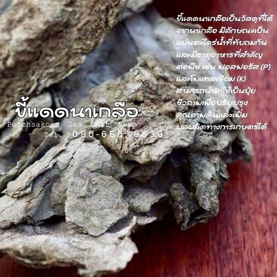 ขายส่งขี้แดดนาเกลือ สำหรับการเกษตร