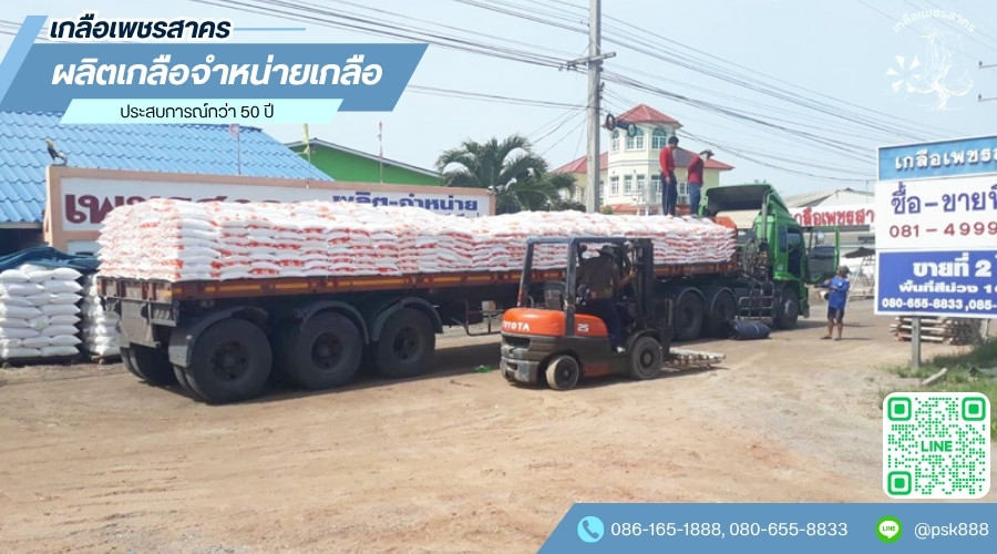 โรงงานขายเกลือสำหรับอุตสาหกรรมผลิตอาหาร