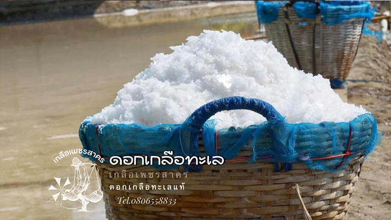 ขายส่งดอกเกลือทะเลแท้ ขายยกกระสอบราคาถูก